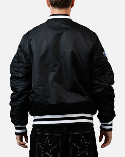 New Era X Alpha Series X MLB Los Angeles Dodgers MA-1 Bomber Jacket Black