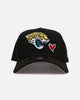 New Era Jacksonville Jaguars 'Team Color Hearts' 9FORTY A-Frame Snapback Official Team Color
