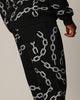 Saint Morta Chain Sweatpants Black/Black