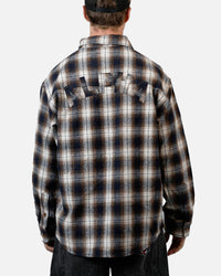 Alpha Industries Unfrm Flannel Button Up Shirt Rust