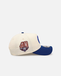 New Era Edmonton Oilers 'Team Color Visor' 9FORTY A-Frame Snapback Chrome/Official Team Color