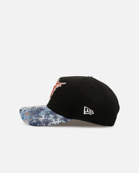 New Era Florida Marlins 'Earth Camo' 9FORTY A-Frame Snapback Black