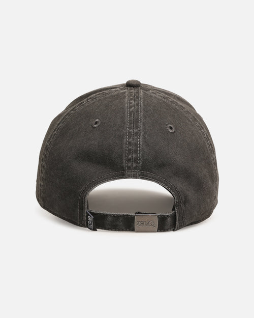 Von Dutch Japanese Script Dad Strapback Cap Washed Black