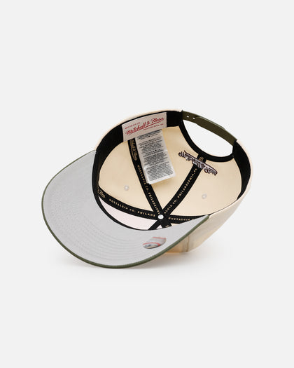 Mitchell & Ness New York Yankees 'Hand Stitch' Deadstock Snapback Olive