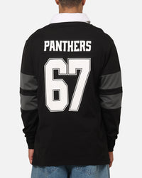 Bleacher Athletic Penrith Panthers NRL Legacy Rugby Polo Shirt Black