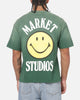 Market Smiley Lockup T-Shirt Dark Green