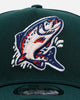 New Era Spokane Indians 'Evergreen' 9FORTY A-Frame Snapback Dark Green