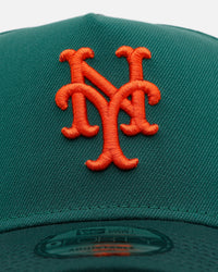 New Era New York Mets 'Citrus 2.0' 9FORTY A-Frame Snapback Dark Green/Orange