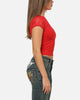 Ed Hardy Women's Veil Baby T-Shirt Red