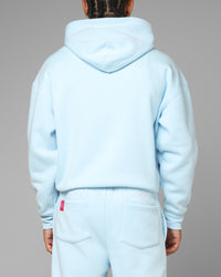 Loiter Hybrid Hoodie Light Blue