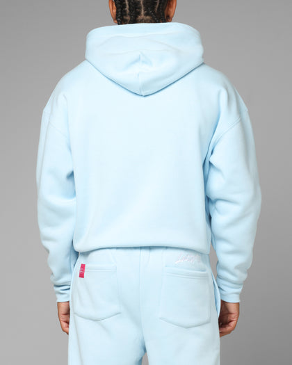 Loiter Hybrid Hoodie Light Blue