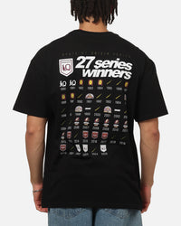 Mitchell & Ness Queensland Maroons 27 X Series Vintage T-Shirt Black