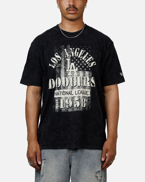 New Era Los Angeles Dodgers Armed Forces T-Shirt Washed Black
