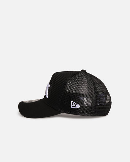 New Era South Sydney Rabbitohs 'NRL Mesh Crown' 9FORTY A-Frame Trucker Snapback Black
