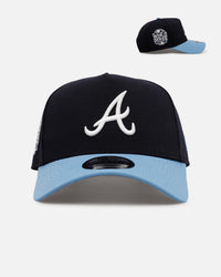 New Era Atlanta Braves 'Ocean' 9FORTY A-Frame Snapback Navy/Sky Blue