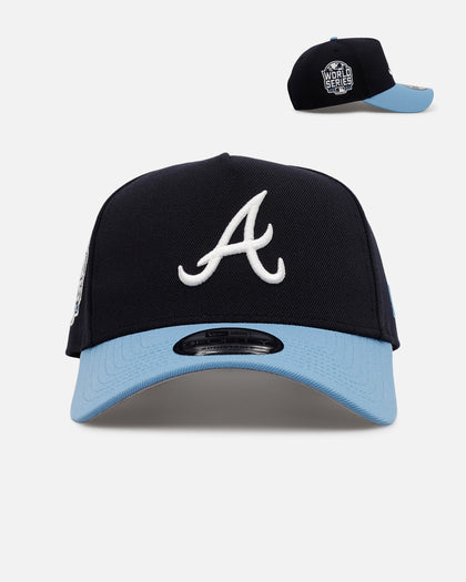 New Era Atlanta Braves 'Ocean' 9FORTY A-Frame Snapback Navy/Sky Blue