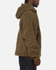 Carre Sherpa Hooded Jumper Khaki