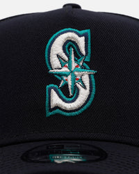 New Era Seattle Mariners 'On Field' 9FORTY A-Frame Snapback Official Team Color