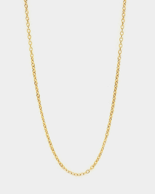 Raising Hell Customisable Cable Necklace Gold