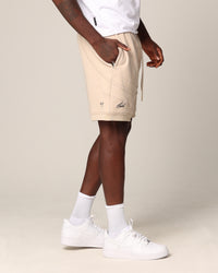 Saint Morta Homebase Fleece Shorts Stone