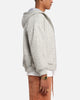 XXIII Boucle Tweed Zip Hoodie Grey Marle