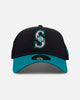New Era Seattle Mariners 'Washed Truckers' 9FORTY A-Frame Trucker Snapback Official Team Color