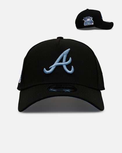 New Era Atlanta Braves 'Black And Sky Blue' 9FORTY A-Frame Snapback Black/Sky Blue