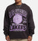 Mitchell & Ness Women's Los Angeles Lakers Arch Logo Crewneck Overdyed Black