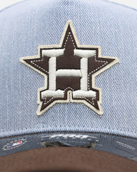 Pro Standard Houston Astros 'Denim Suede' Pro Pinch Strapback Denim