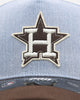 Pro Standard Houston Astros 'Denim Suede' Pro Pinch Strapback Denim