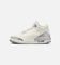 Jordan Women's Air Jordan 3 Retro "Metallic Silver" Sail/Cement Grey