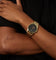 Nixon Sentry Stainless Steel Watch Yellow Gold/Black