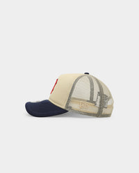 New Era Boston Red Sox All Day 9FORTY A-Frame Snapback Vegas Gold