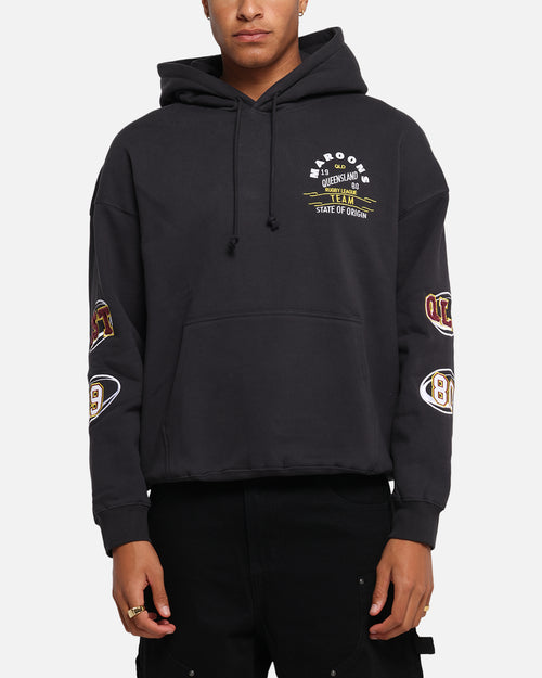 Queensland Rugby League Queensland Maroons State Of Origin Hoodie Faded Black