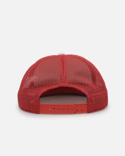 Lacoste Sunbleached Neoprene Trucker Snapback White