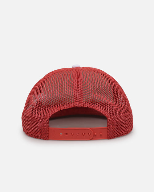 Lacoste Sunbleached Neoprene Trucker Snapback White