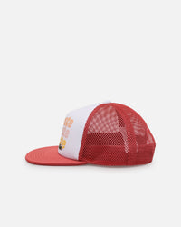Lacoste Sunbleached Neoprene Trucker Snapback White