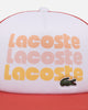 Lacoste Sunbleached Neoprene Trucker Snapback White