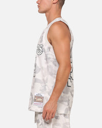 Mitchell & Ness Los Angeles Lakers Shaquille O'Neal #34 Snow Camo Energy Swingman Jersey Vintage White
