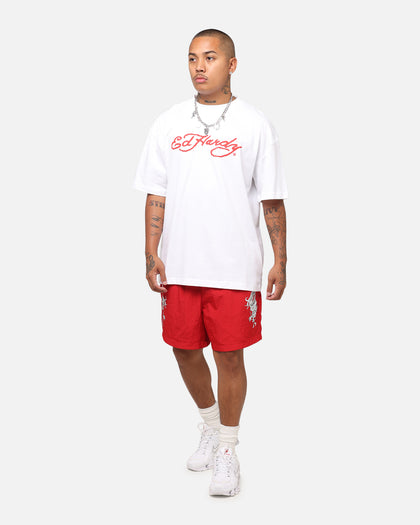 Ed Hardy Flaming Cobra T-Shirt White