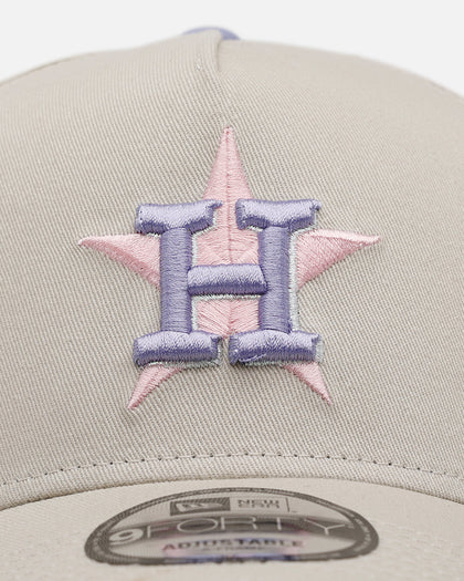 New Era Houston Astros 'Pastel 2.0' 9FORTY A-Frame Snapback Stone