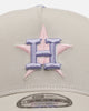New Era Houston Astros 'Pastel 2.0' 9FORTY A-Frame Snapback Stone