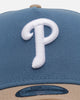 New Era Philadelphia Phillies 'Easy Breezy' 9FORTY A-Frame Snapback Blue/Tan