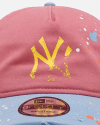 New Era New York Yankees 'Seasoned' 9FORTY A-Frame Strapback Pink/Blue
