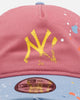 New Era New York Yankees 'Seasoned' 9FORTY A-Frame Strapback Pink/Blue