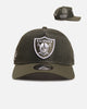 New Era Las Vegas Raiders 'Polychromatic Mesh' 9FORTY A-Frame Snapback New Olive