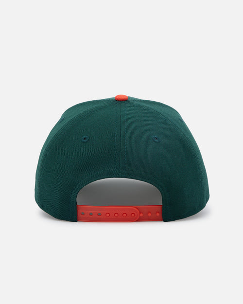 New Era Yucatan Leones "Liga Mexicana De Beisbol" 9FORTY Snapback Green/Orange