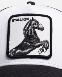 Goorin Bros Stallion Trucker Snapback White/Black