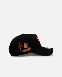 New Era Chicago Bulls 'Longevity' 9FORTY A-Frame Snapback Black/Red