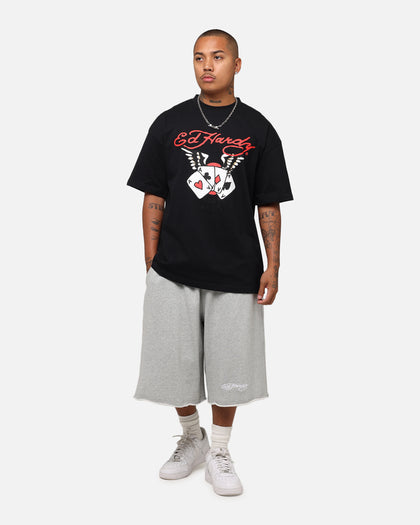 Ed Hardy Lost Luck T-Shirt Black